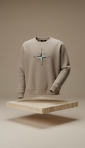 Unto More Rhinestone World Map Crewneck