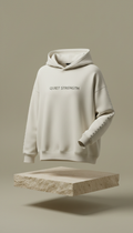 Unto More Minimalist Typography Heavyweight Hoodie