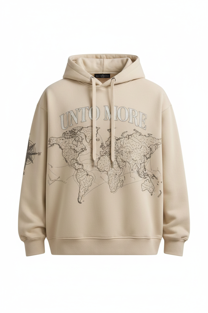 Rhinestone Hoodie Front